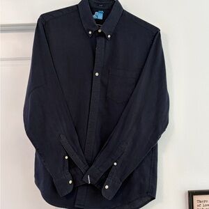 J. Crew Dark Blue Dress Shirt